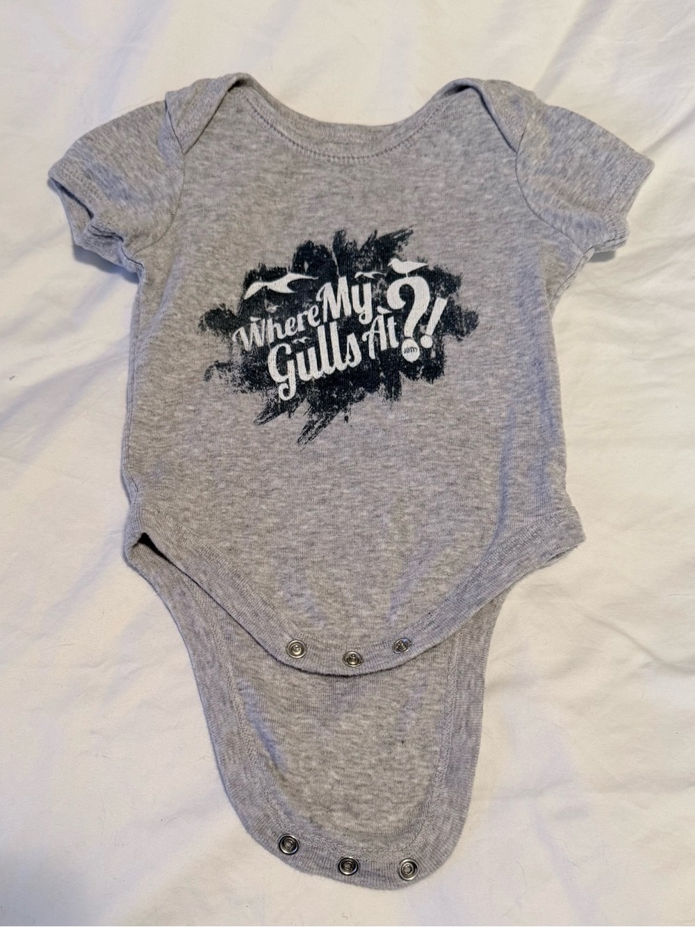Jetty onesie “Where’s my gulls at?